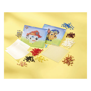 Totum 3in1 paw patrol strijkkalen, gips gieten en pixelkunst knutselset