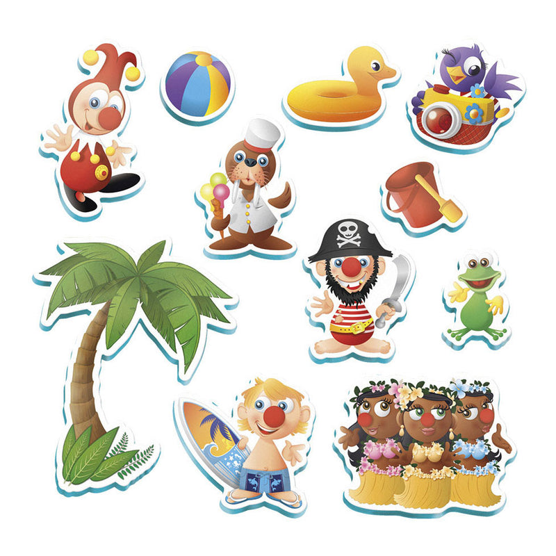 Load image into Gallery viewer, Bambolino toys badfiguren jokie in opbergnetje, 10st.
