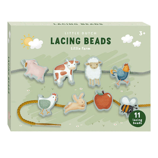 Little dutch houten rijgkralen little farm