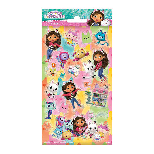 Totum stickervel glitter gabby's poppenhuis