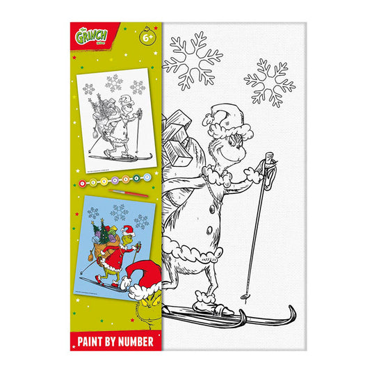 Totum canvas schilderen op nummer grinch