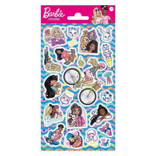 Creative craft group stickers barbie