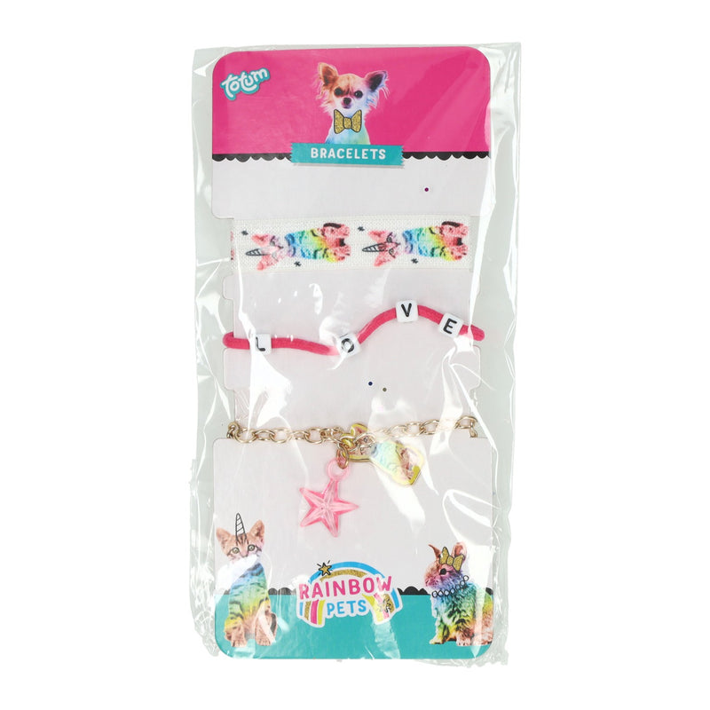 Cargue la imagen en el visor de la galería, Creative craft group rainbow pets armbanden - 3st.
