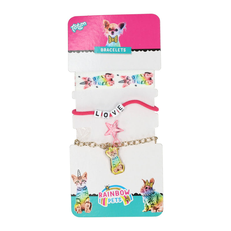 Cargue la imagen en el visor de la galería, Creative craft group rainbow pets armbanden - 3st.
