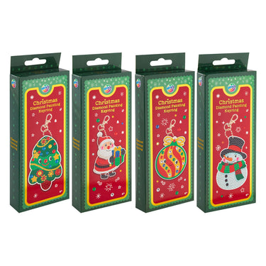 Creative craft group diamond painting sleutelhanger kerstmis