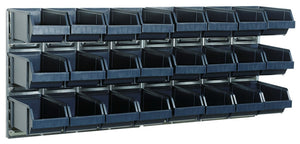 Raaco magazijnbakken 2 wandpanelen met 24 bakjes - 181228 - 181228