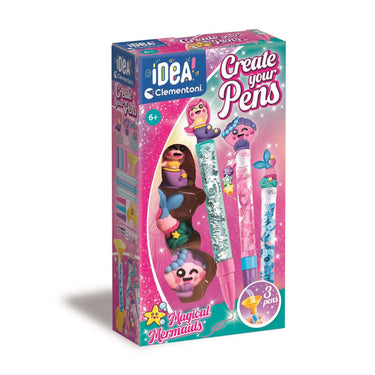 Clementoni idea maak je eigen pennen - magical mermaids