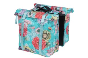 Load image into Gallery viewer, Basil Bloom Field dubbele fietstas, waterdicht, sky blue, 35L
