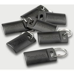 Rfid sleutelhangers timemoto rf-110 zwart 25 stuks