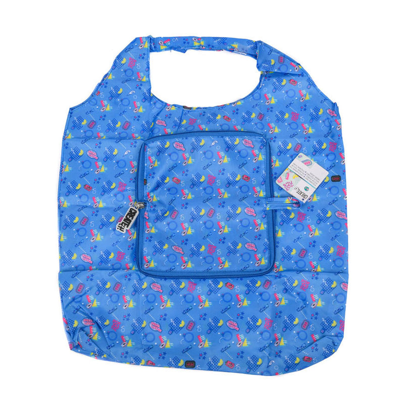 Load image into Gallery viewer, Create it! poptastic opvouwbare shopper - blauw
