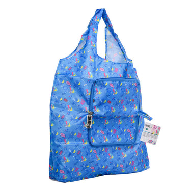 Create it! poptastic opvouwbare shopper - blauw