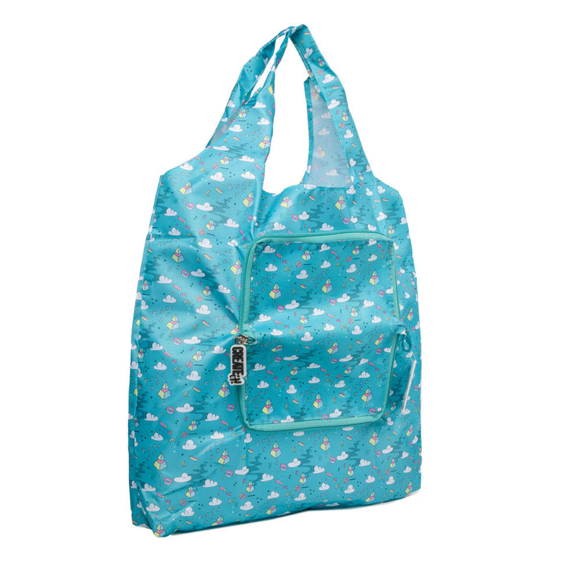 Load image into Gallery viewer, Create it! poptastic opvouwbare shopper - turquoise
