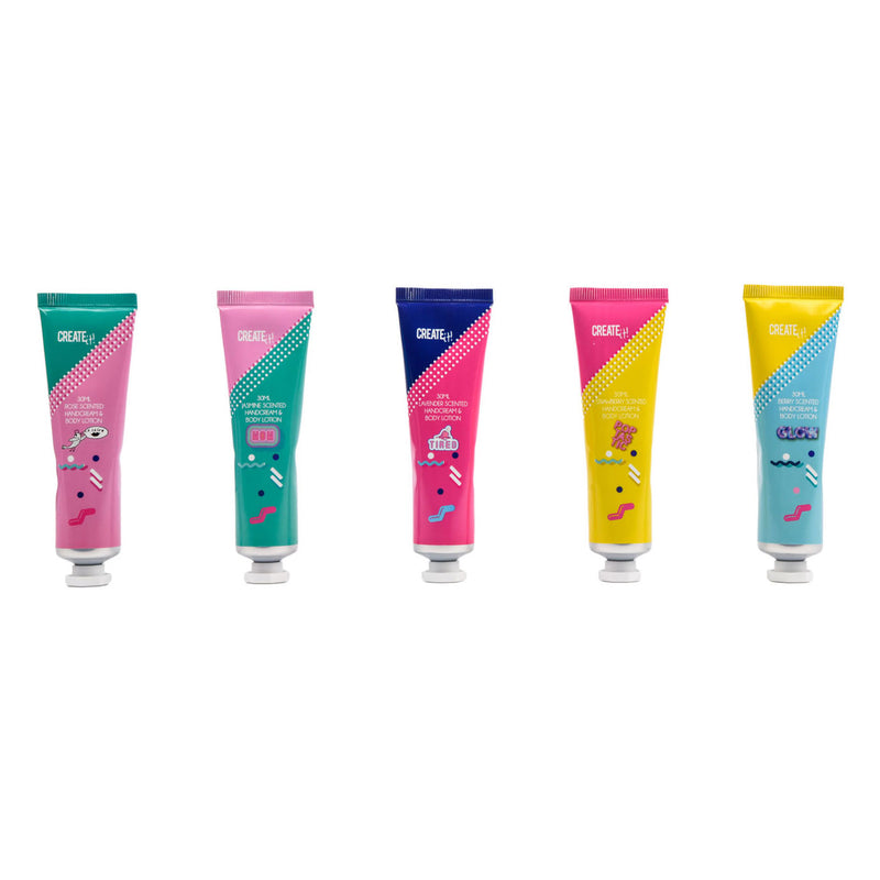 Afbeelding laden in galerijviewer, Create it! poptastic handcreme bodylotion 5-pack
