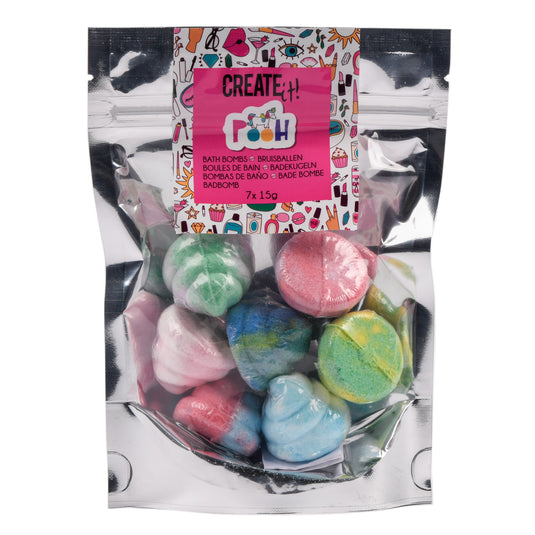 Create it! beauty bruisballen eenhoorn 7-pack