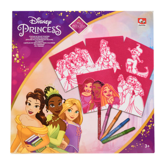 Canenco disney princess vilt kleuren, 5st.