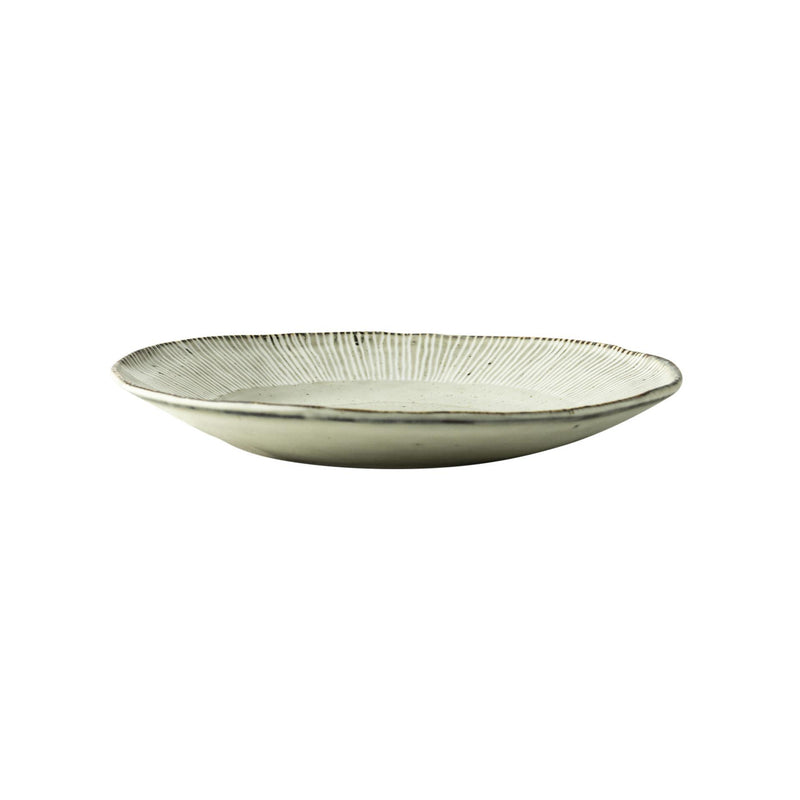 Afbeelding laden in galerijviewer, Dutch rose organic bord ã¸21,5cm creme doos a 4 stuks
