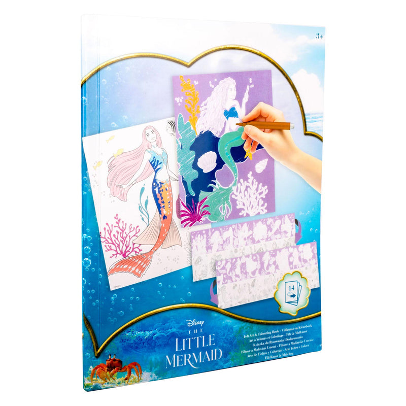 Load image into Gallery viewer, The Little Mermaid Viltkunst en Kleurboek
