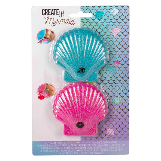 Create it! mermaid lip en oog make-up, 2st.