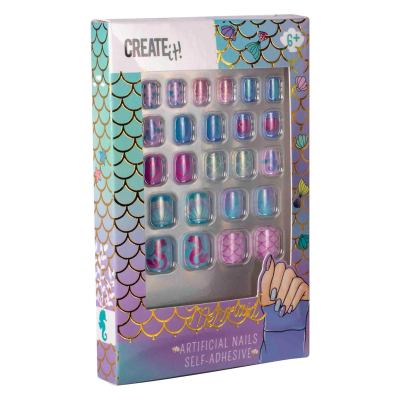 Load image into Gallery viewer, Create it! mermaid kunstnagels zelfklevend

