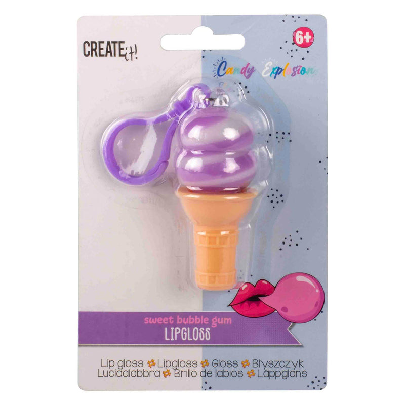 Load image into Gallery viewer, Canenco Candy Explosion Lipgloss Ijsje Sleutelhanger
