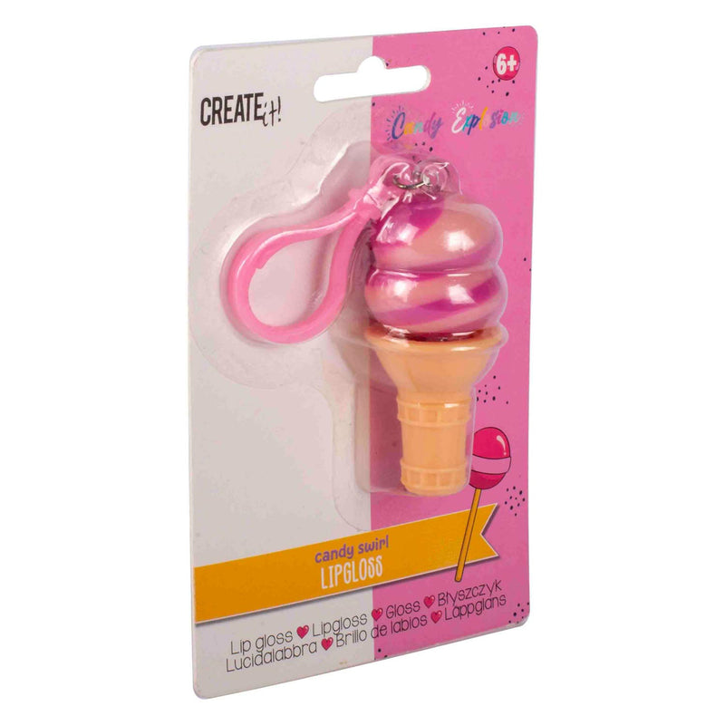 Load image into Gallery viewer, Canenco Candy Explosion Lipgloss Ijsje Sleutelhanger
