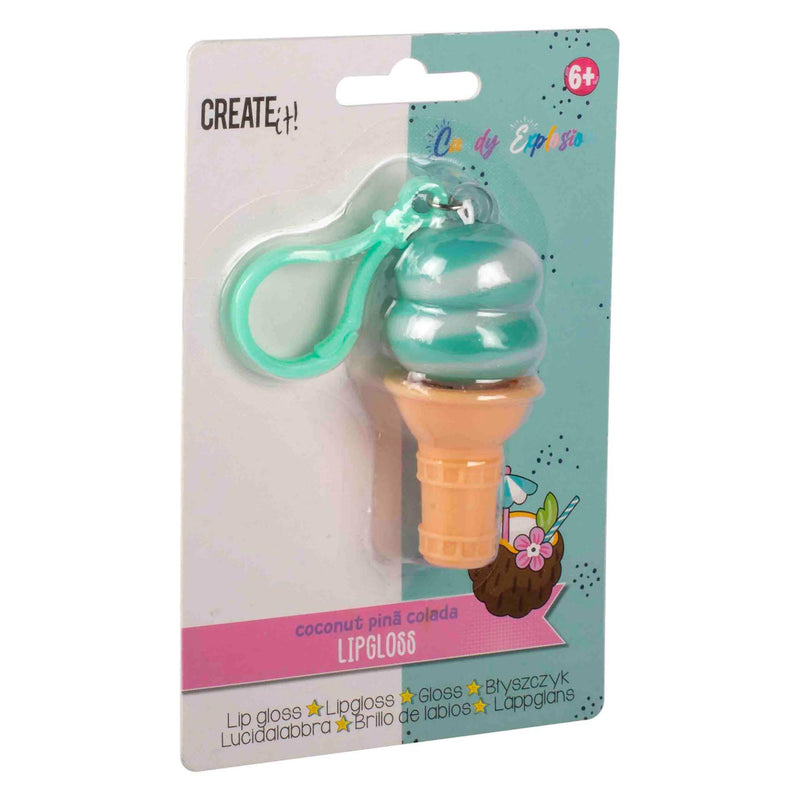 Load image into Gallery viewer, Canenco Candy Explosion Lipgloss Ijsje Sleutelhanger
