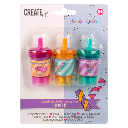 Create it! candy explosion lippenbalsem, 3st.