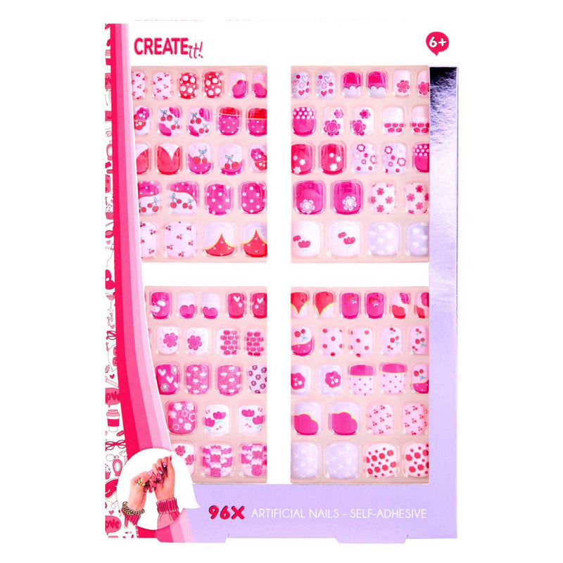 Load image into Gallery viewer, Create it! kunstnagels zelfklevend maxi set, 96st
