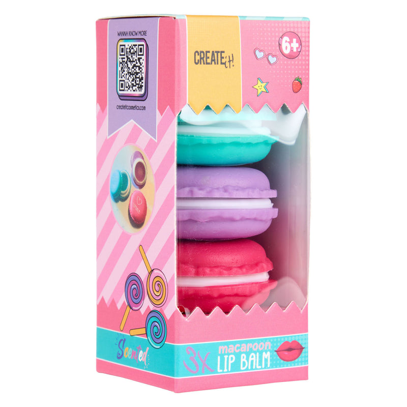 Afbeelding laden in galerijviewer, Create it! candy lippenbalsem macaron box, 3st.
