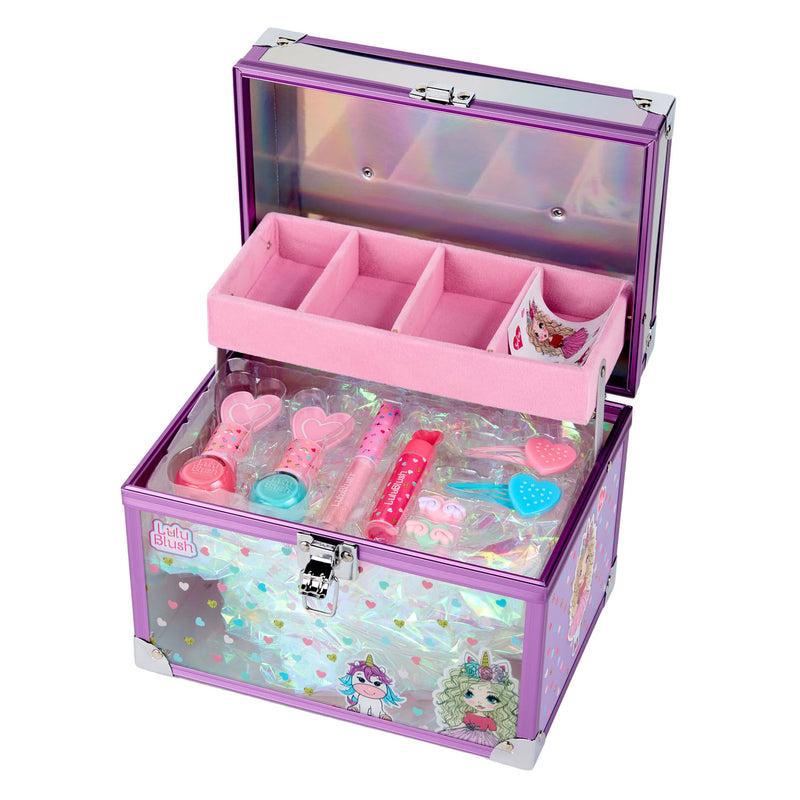 Load image into Gallery viewer, Canenco lulu blush make-up koffer transparant
