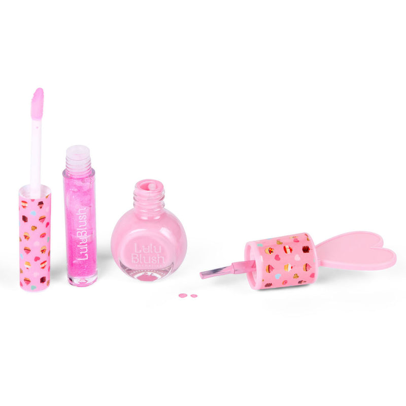 Load image into Gallery viewer, Canenco lulu blush make-up glitter trolley
