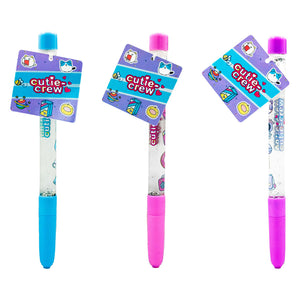 Canenco cutie crew pen water glitters