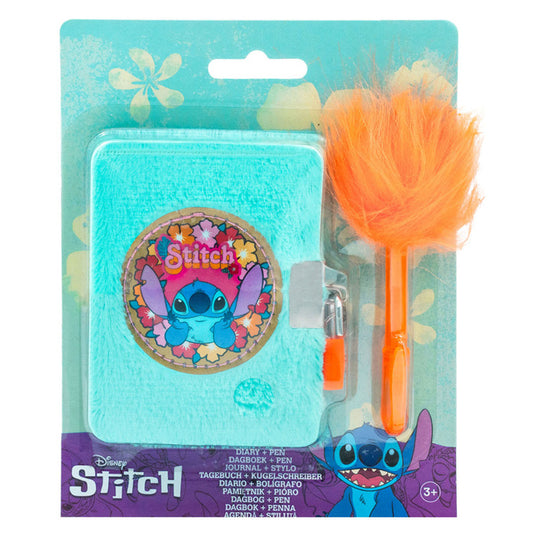 Canenco stitch pluche dagboek met fluffy pen