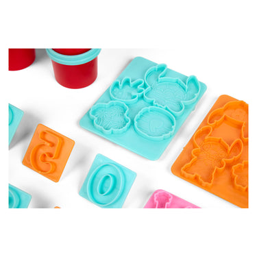Canenco stitch kleiset met cijfers - 6 kleipotjes