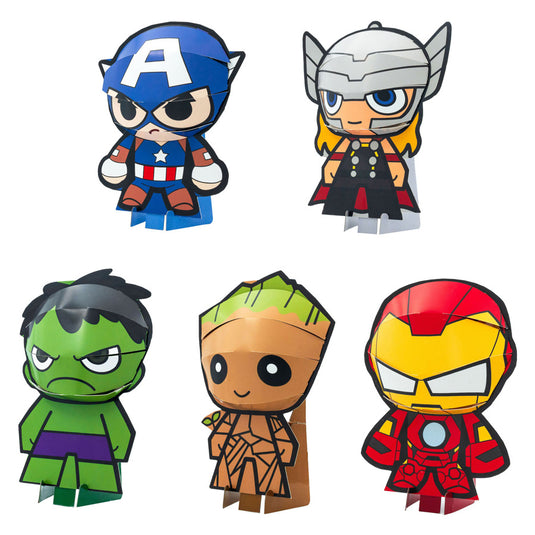Canenco vouw je eigen marvel 3d figuur karton