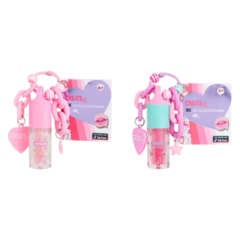 Load image into Gallery viewer, Canenco create it! beauty lipgloss chunky sleutelhanger
