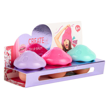 Canenco create it! beauty lippenbalsem paddenstoel, 3-delig