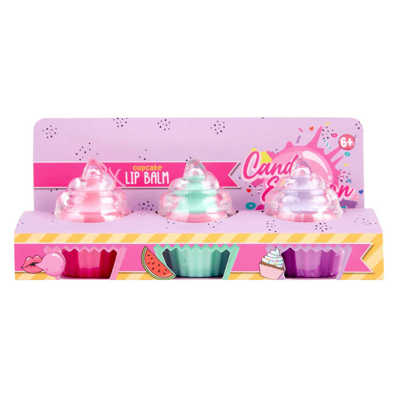 Load image into Gallery viewer, Canenco create it! candy explosion lippenbalsem cupcakes
