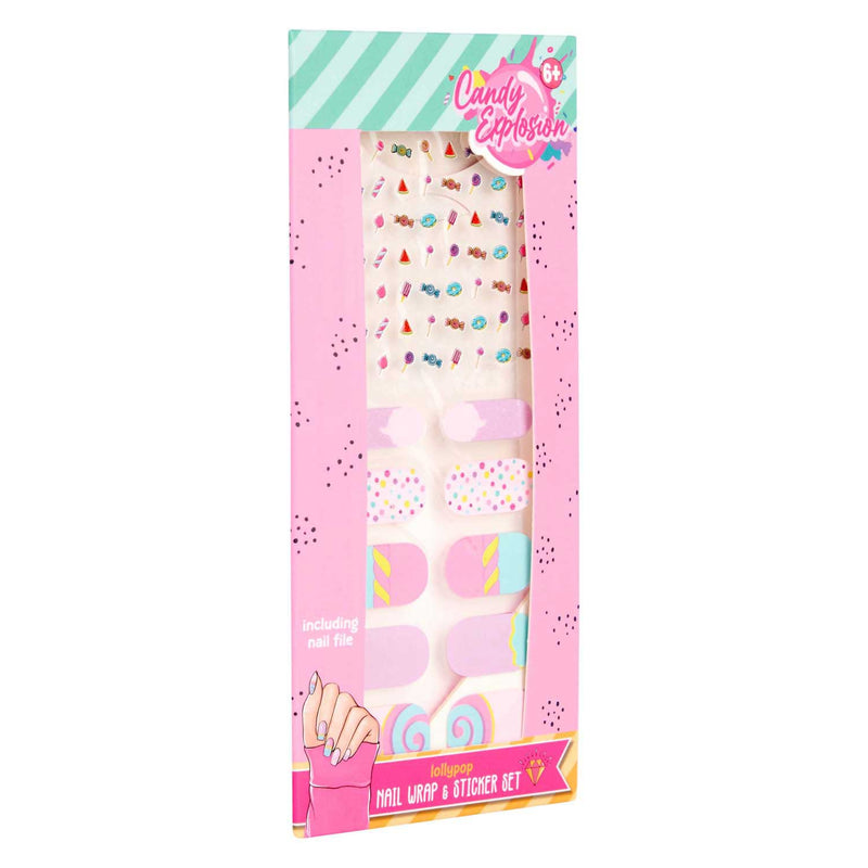 Load image into Gallery viewer, Canenco create it! candy explosion nagelstickers creatie set
