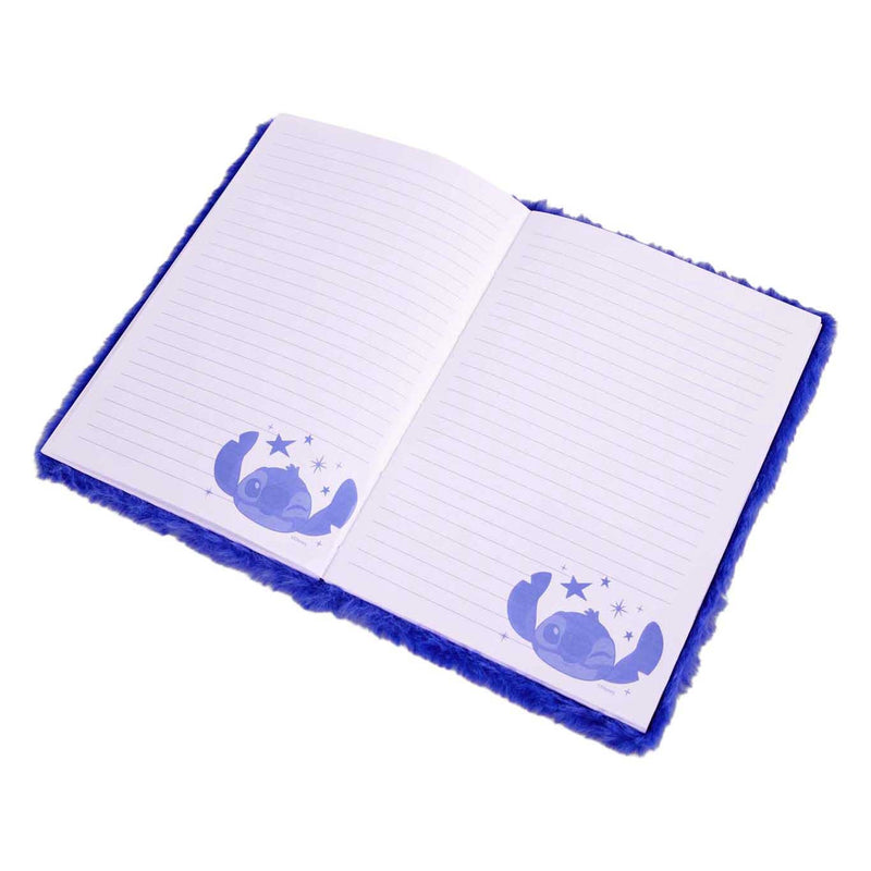 Afbeelding laden in galerijviewer, Canenco stitch pluche notitieboek donkerblauw
