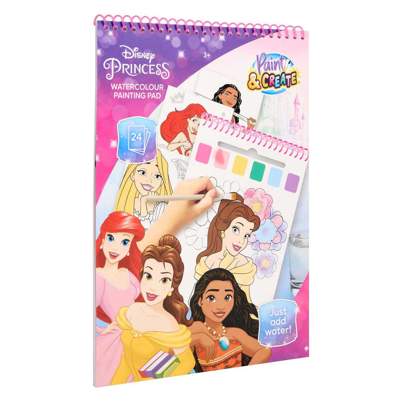 Load image into Gallery viewer, Canenco disney princess water verfset boek - incl kwast
