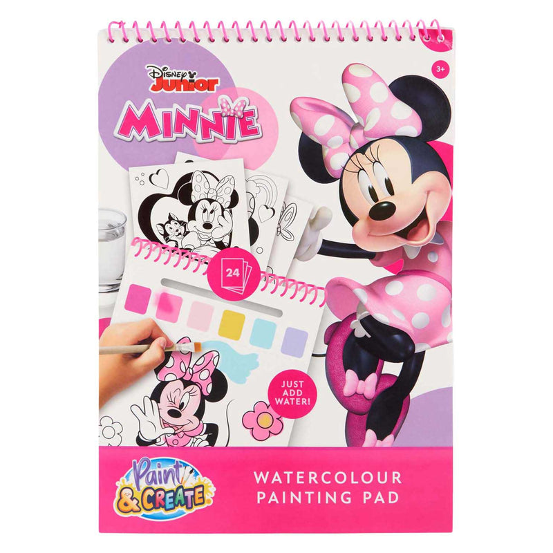Load image into Gallery viewer, Canenco minnie mouse water verfset boek - incl kwast
