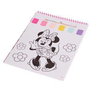 Canenco minnie mouse water verfset boek - incl kwast