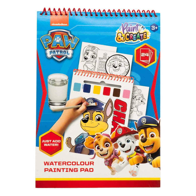 Load image into Gallery viewer, Canenco paw patrol water verfset boek - incl kwast
