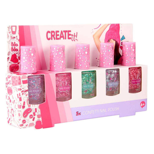 Canenco create it! nagellak confetti - 5dlg.