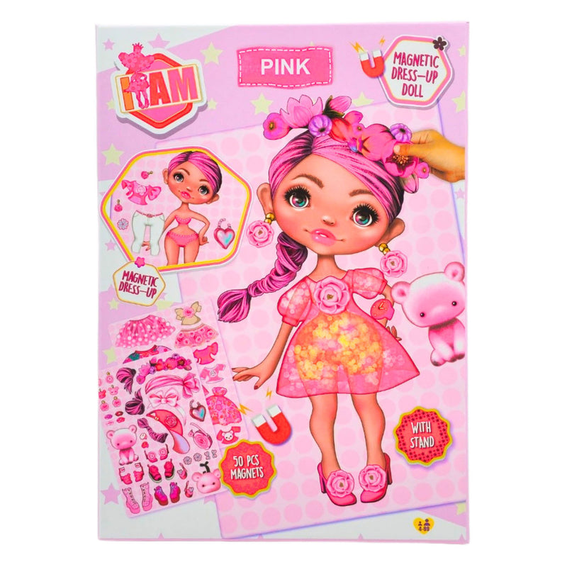 Afbeelding laden in galerijviewer, Canenco i am magnetic dress up doll - summer a5
