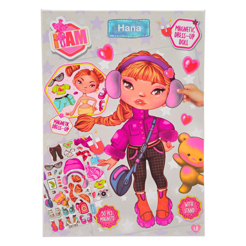 ギャラリービューアに画像をロードする, Canenco i am magnetic dress up doll - winter a5
