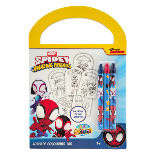 Canenco spidey activiteitenboek - incl. 3 kleurpotloden