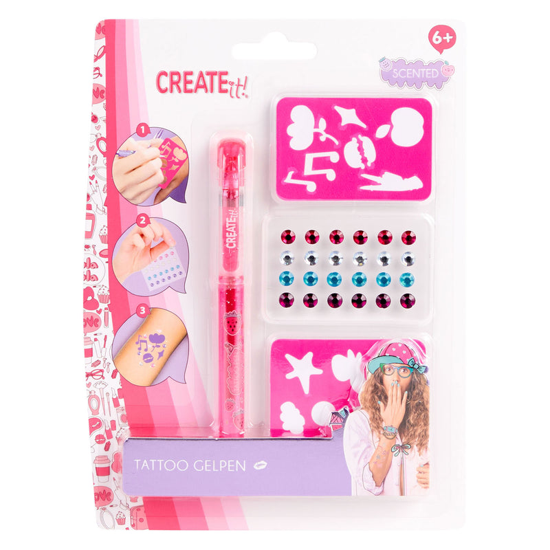 Afbeelding laden in galerijviewer, Create it! tattoo geurpen met diamanten en sjablonen
