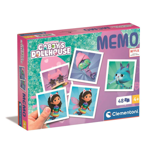 Clementoni memo gabby's dollhouse pocket